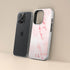 Custom Initials Marble iPhone Case